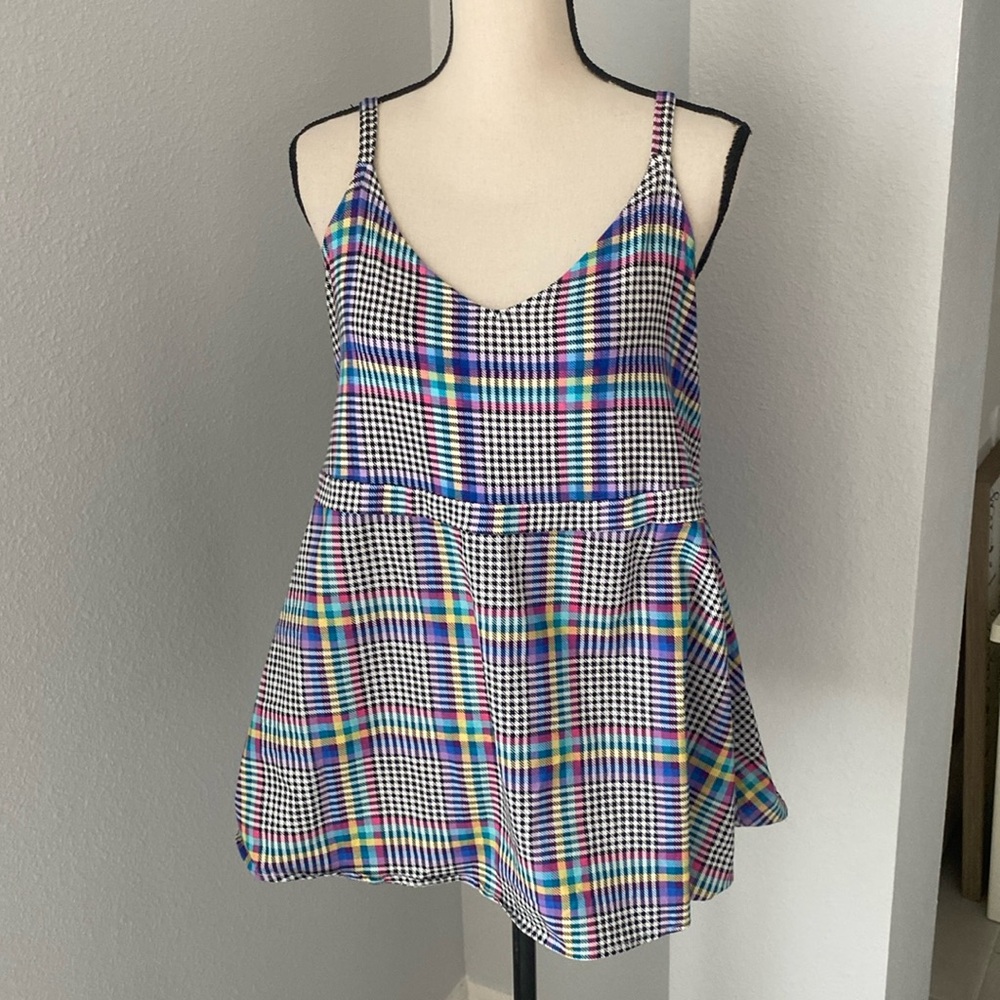 Torrid Super Soft Plus Size Multi Color Plaid Bab… - image 2